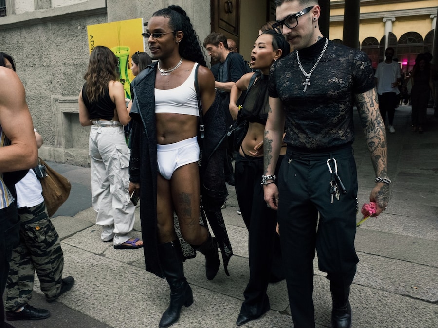 Street style: Milan Fashion Week SS24 menswear 29