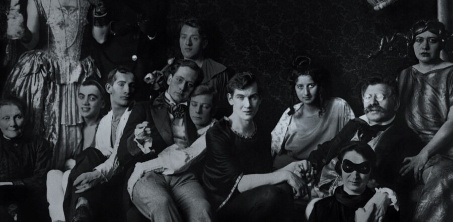 Staff members and friends during a costume fest at Magnus Hi 1