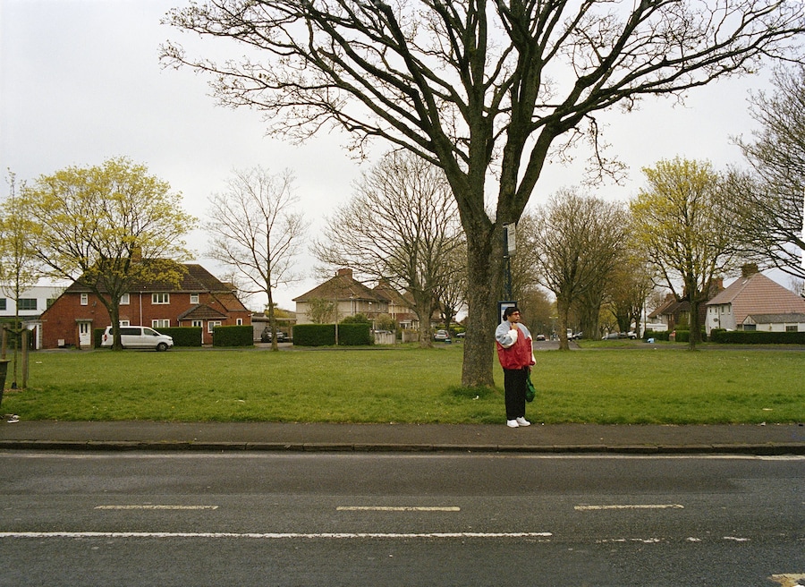 Rene Matić, “Travis at the bus stop”, Hillfields, Bristol (2 6