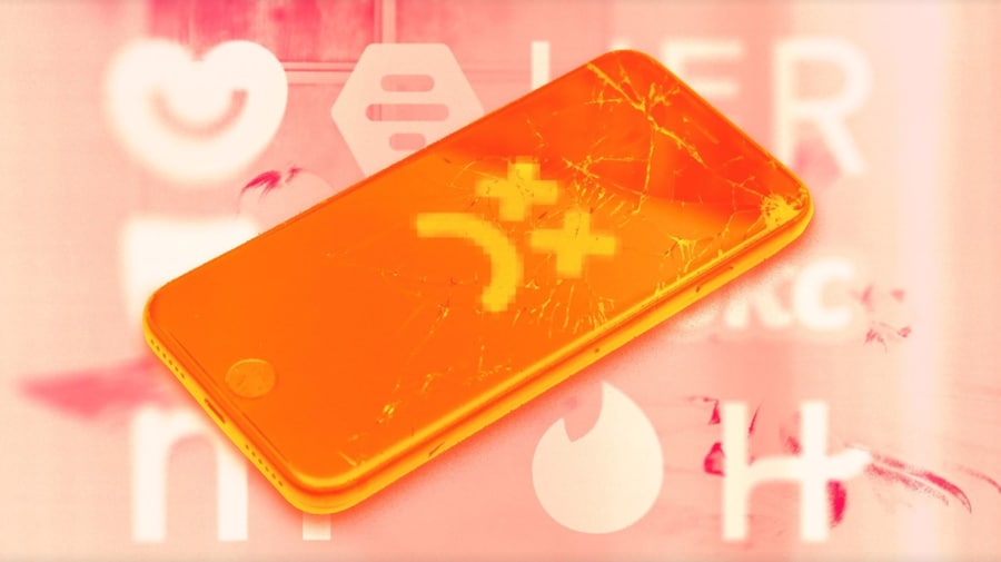a sad phone 
