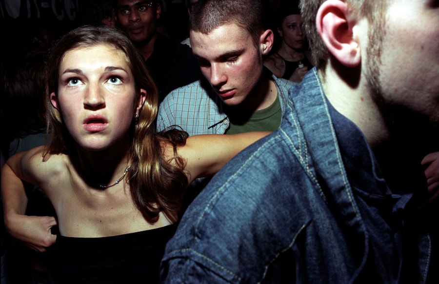 Clubbers at 333 Old Street London 1990s 0