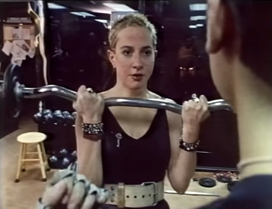 Kathy acker bodybuilding gym weights lifting