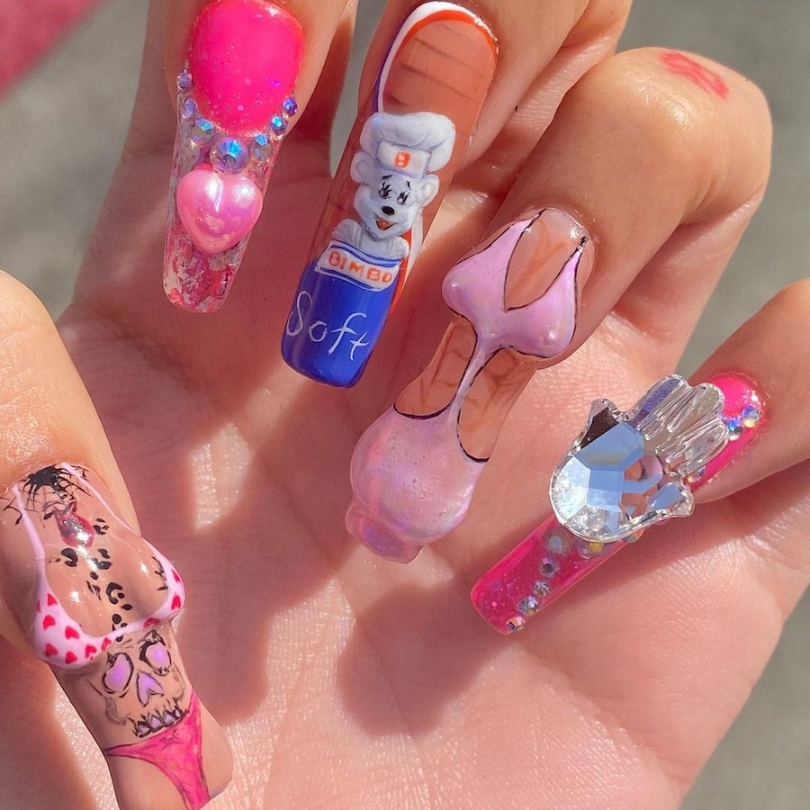 Citlali Gutierrez gummy nails 2