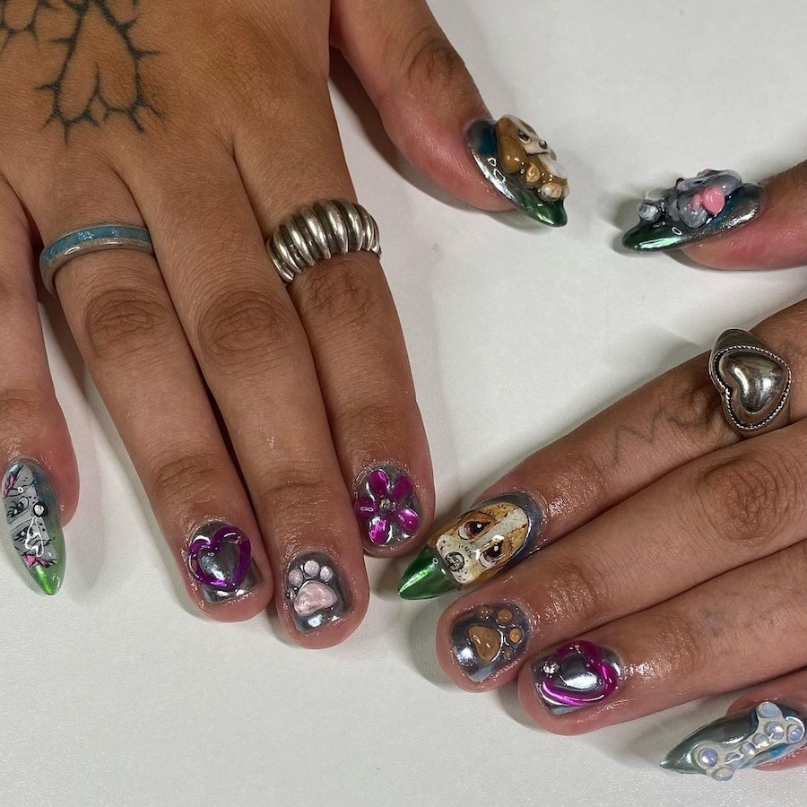 Citlali Gutierrez gummy nails 10