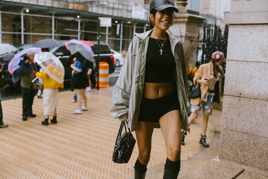New York Fashion Week SS24 shows street style Cris Fragkou 15