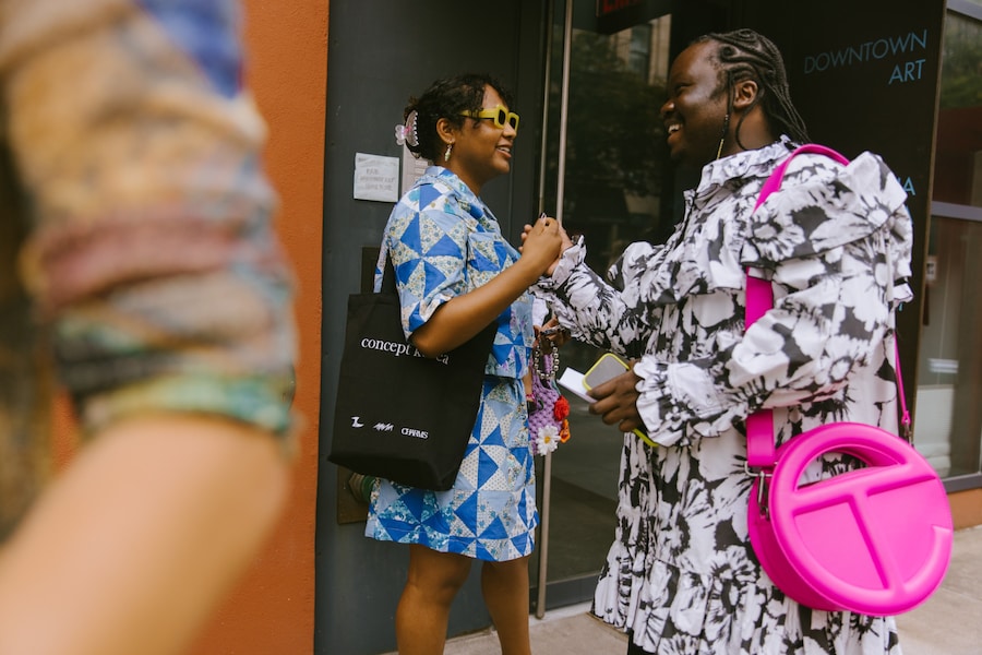 New York Fashion Week street style SS24 Cris Fragkou 17