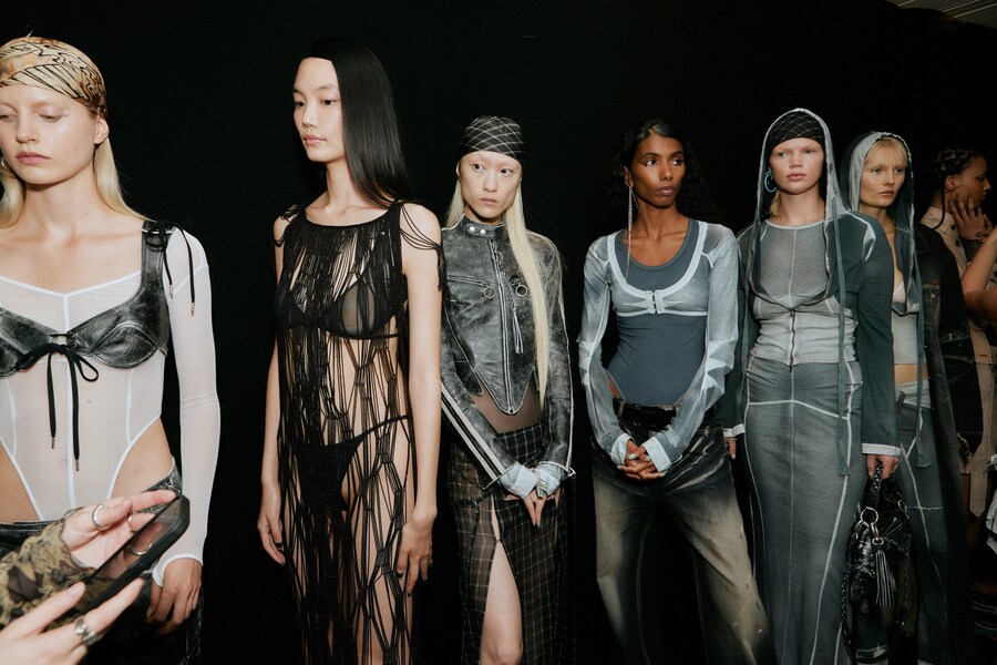 KNWLS SS24 womenswear show Mia Khalifa 17