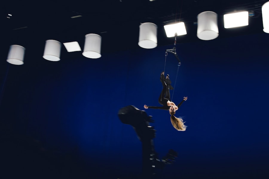 BTS of Hunter Schafer for Mugler Angel Elixir 14