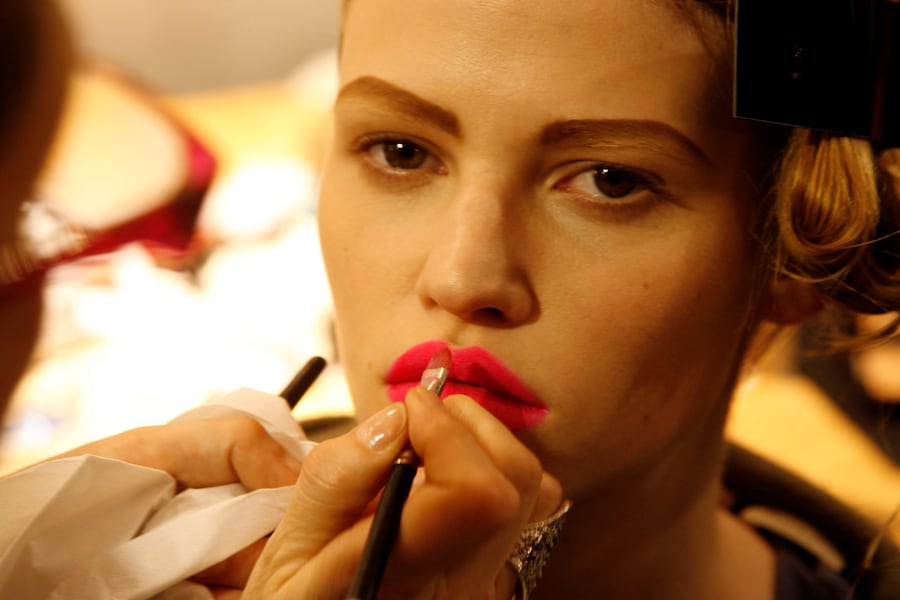 Backstage beauty at Dior over the years 4