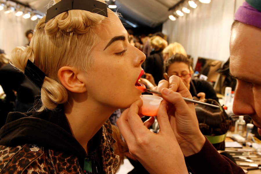 Backstage beauty at Dior over the years 13