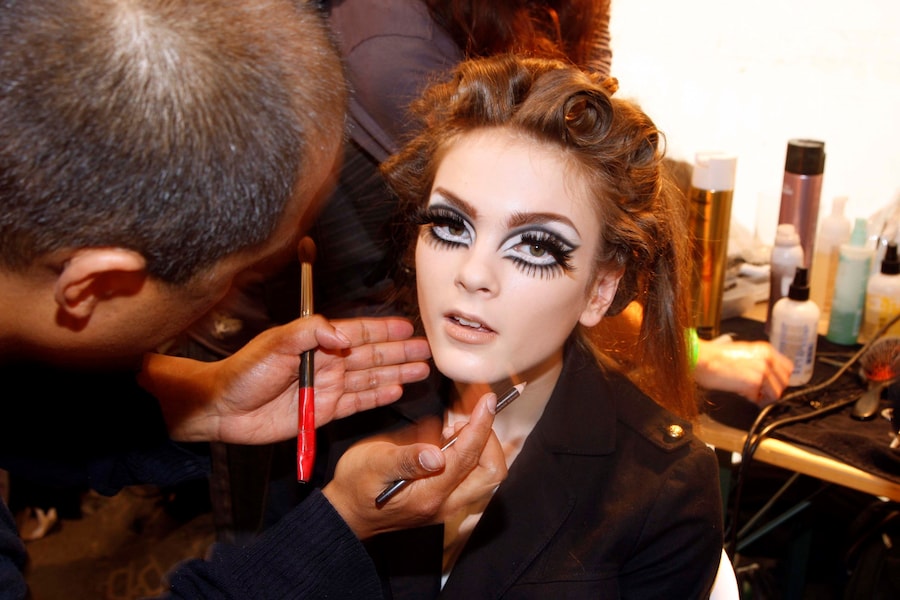 Backstage beauty at Dior over the years 21