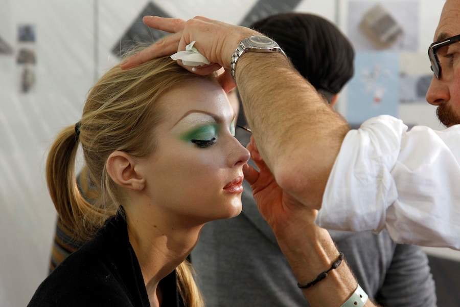 Backstage beauty at Dior over the years 26