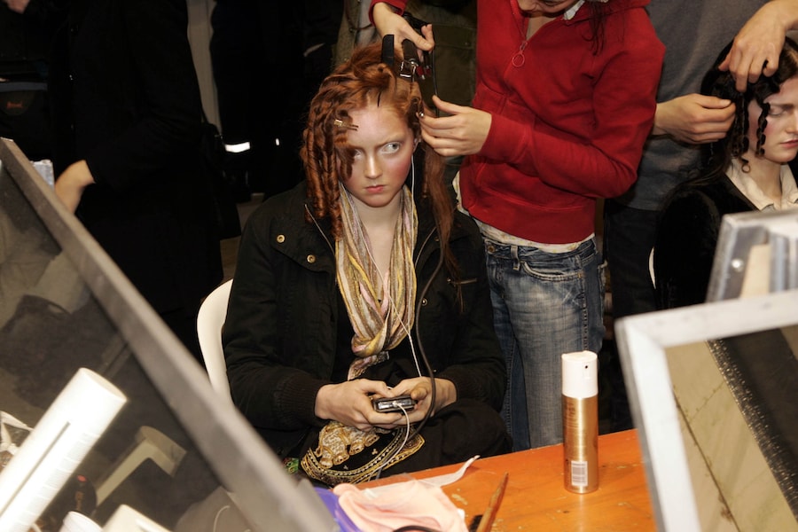 Backstage beauty at Dior over the years 27