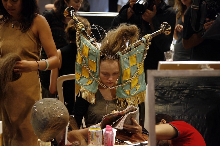 Backstage beauty at Dior over the years 29