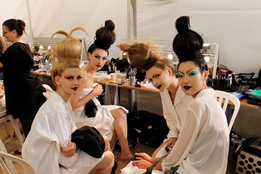 Backstage beauty at Dior over the years 6