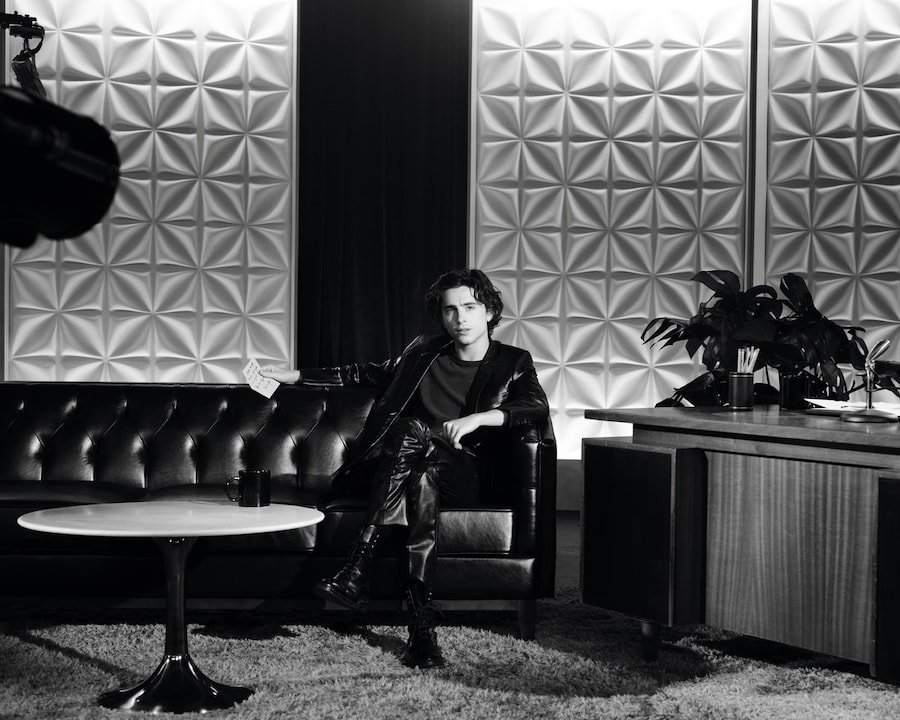 DAZED timothee chalamet bleu de chanel 3