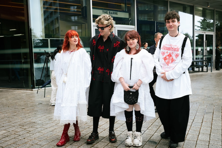 London Fashion Week SS24 street style photos Yu Fujiwara 20