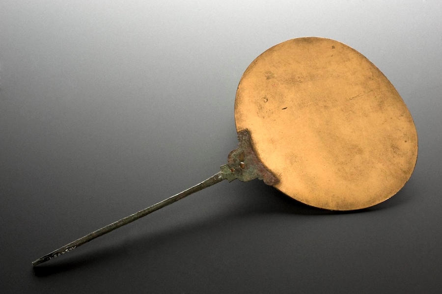 WELL-10806 Ancient Egyptian Bronze Mirror 7