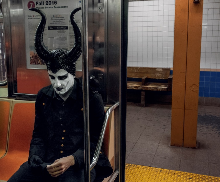 Halloween costumes 2023 New York City NYC party subway 23
