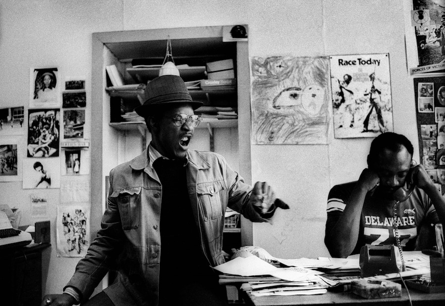 Adrian Boot, ‘Linton Kwesi Johnson and Darkus Howe’ (1979) 12