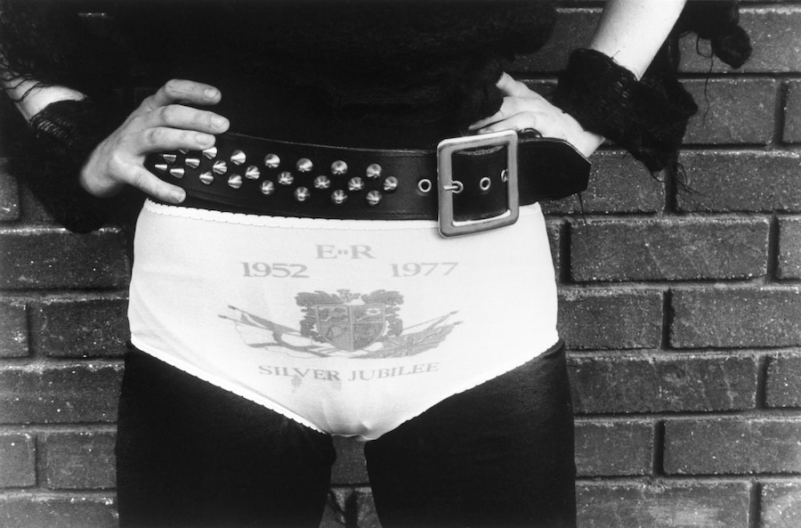 Caroline Coon, “Ari Up in her Silver Jubilee knickers, Susse 4