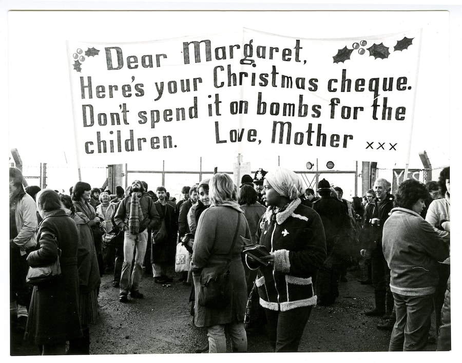 Brenda Prince, Embrace the Base, Greenham Common, 13