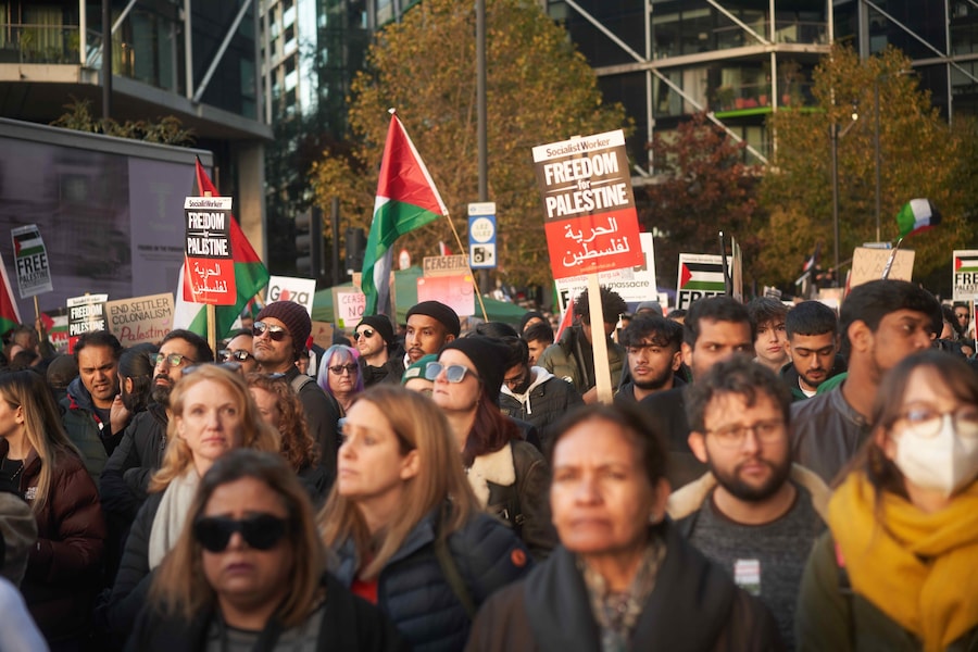 The pro-Palestine in London on 11 November 2023 12