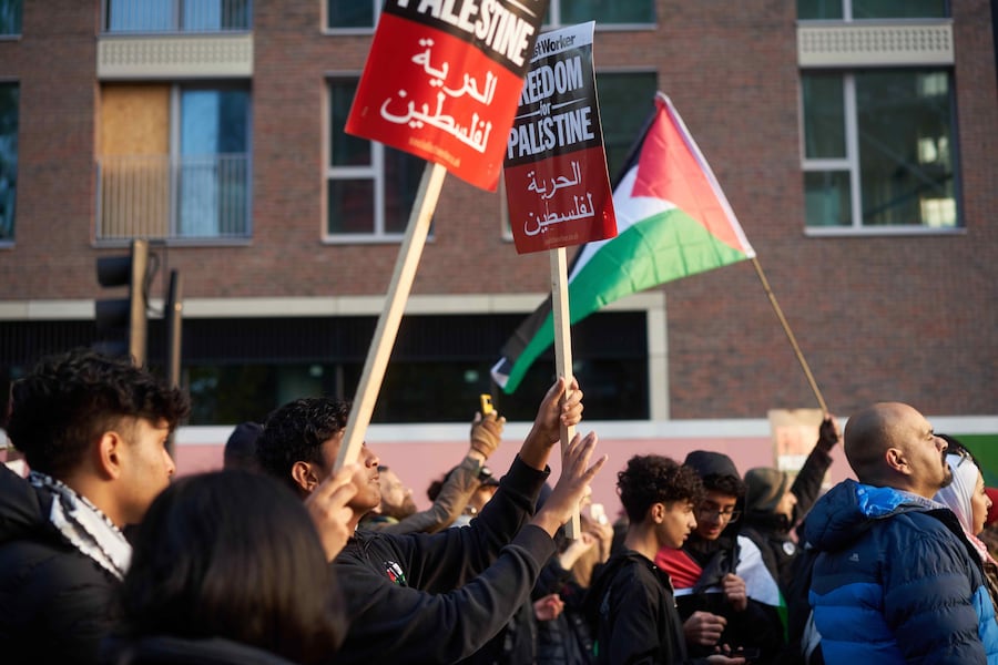 The pro-Palestine in London on 11 November 2023 14