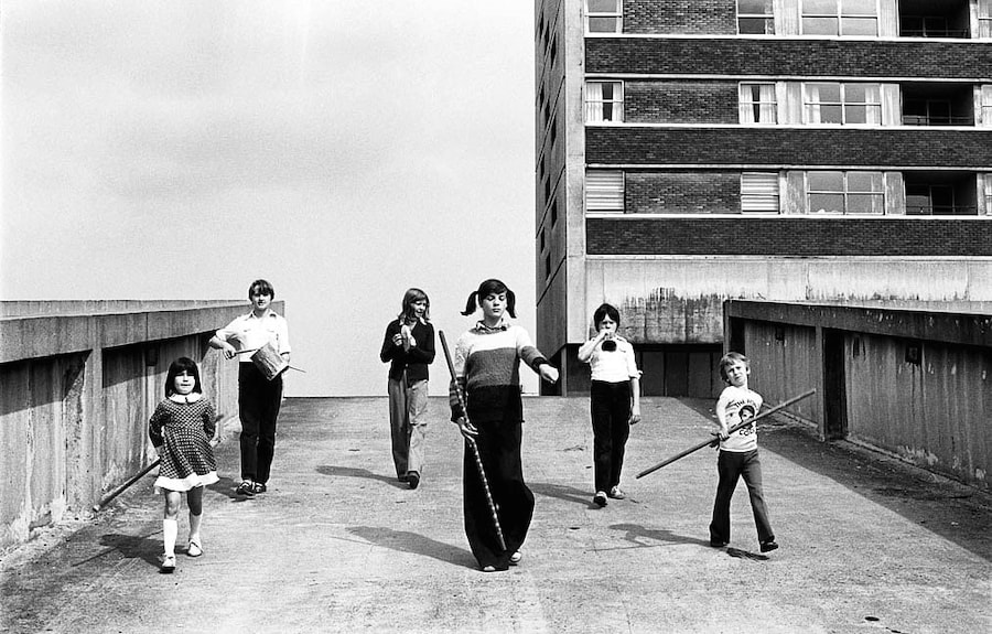 Tish Murtha, “Kenilworth Road Kids, Cruddas Park” 2