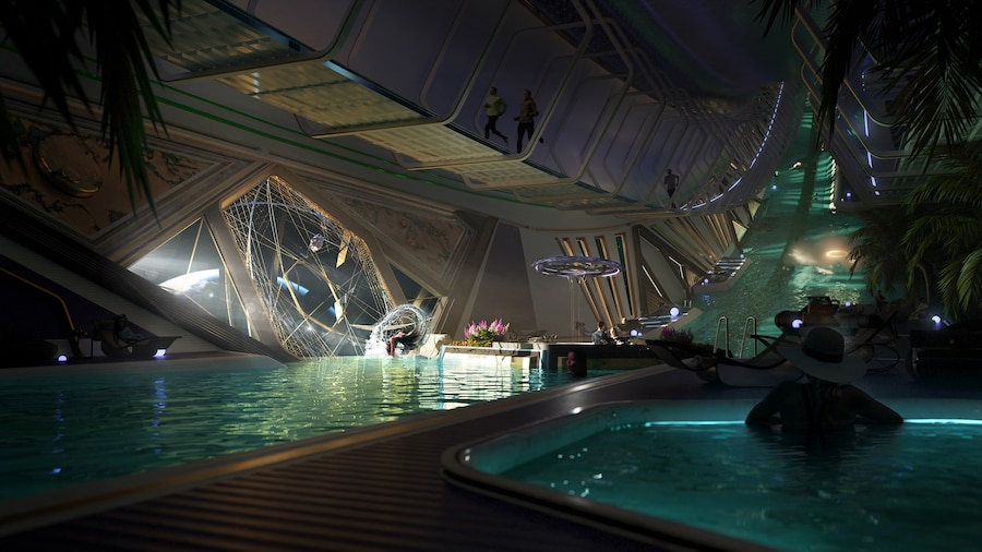 Ascensio space elevator concept art 2