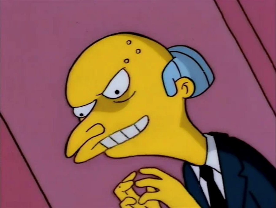 Mr Burns, The Simpsons