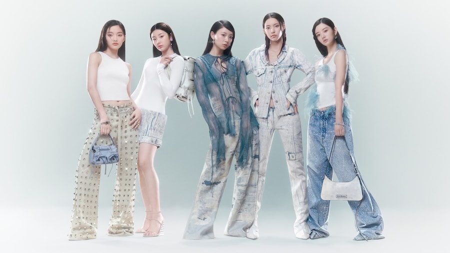 Acne Studios SS24 Campaign ILLIT K-pop band 7