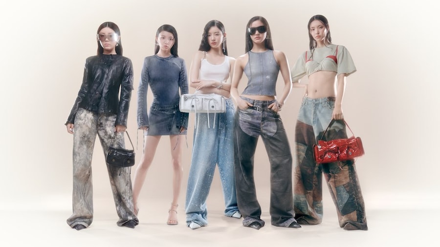 Acne Studios SS24 Campaign ILLIT K-pop band 8