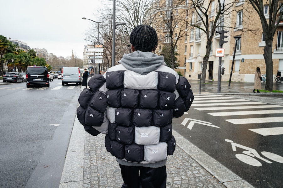 Paris Fashion Week AW24 street style Yu Fujiwara 18