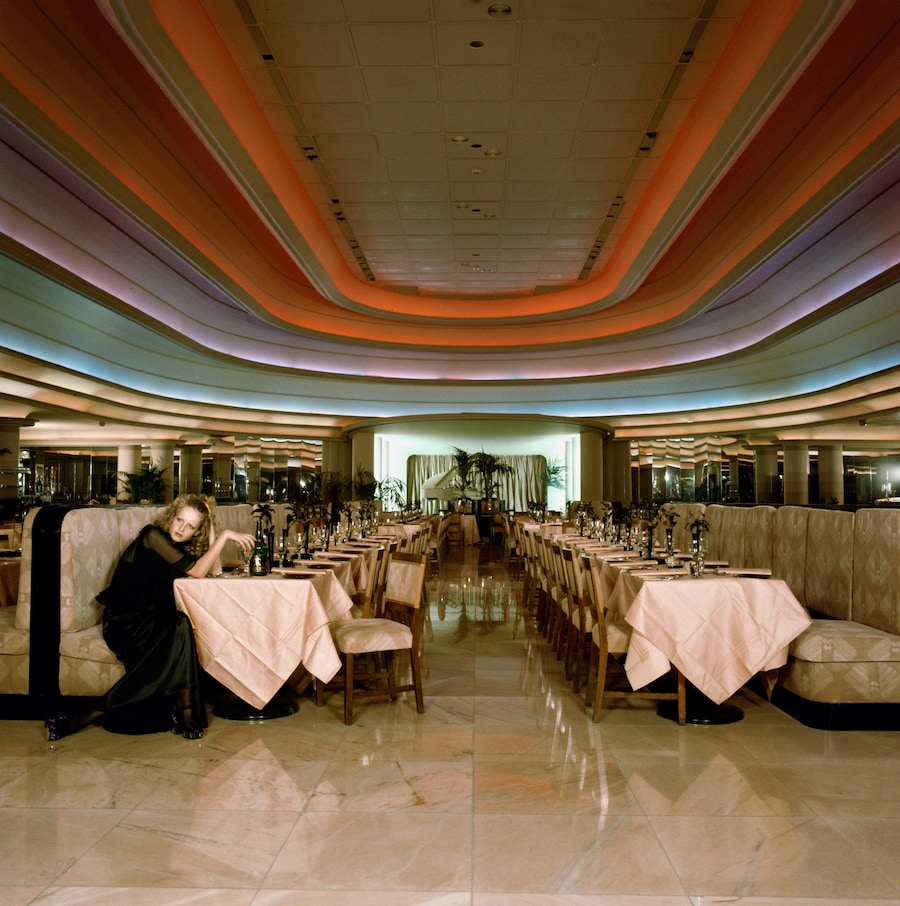 Twiggy in Biba rainbow room, 1971 &#169;Justin De Ville 1