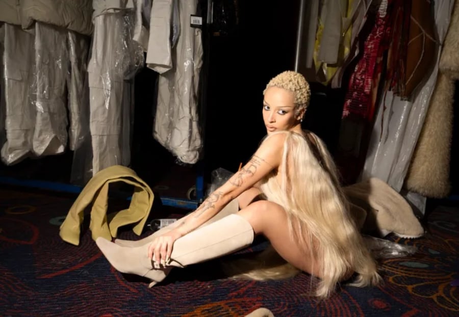 Doja Cat Coachella 2024 Charlie le mindu hair costumes 6