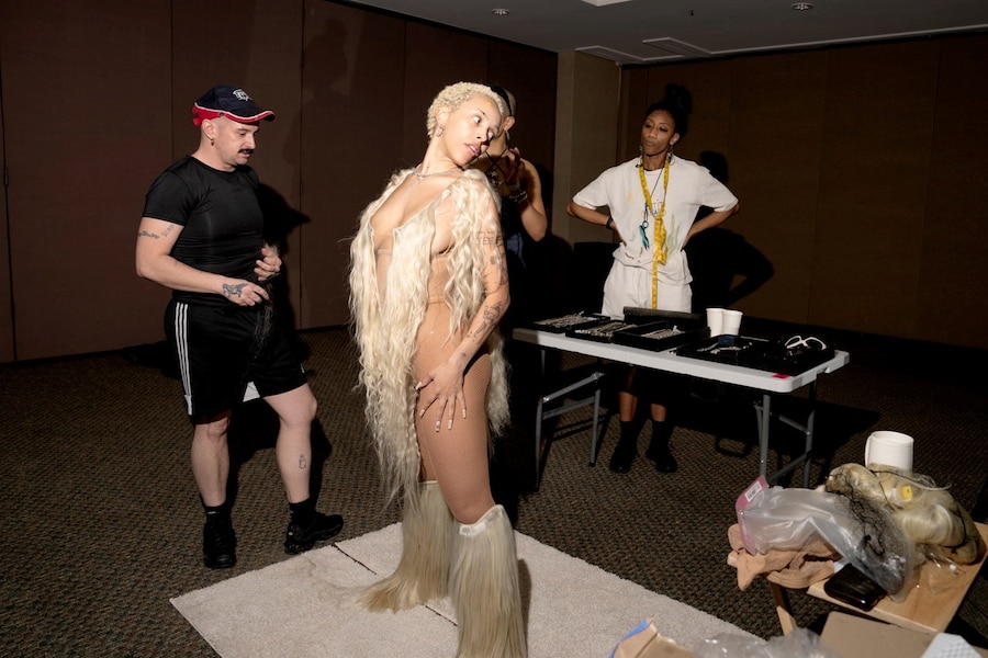 Doja Cat Coachella 2024 Charlie le mindu hair costumes 12
