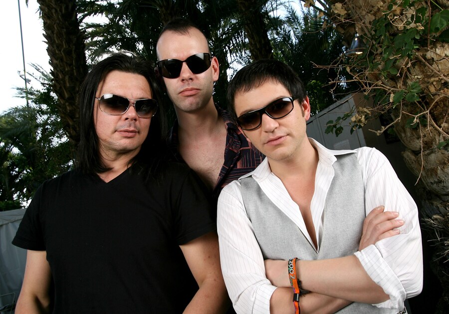 Steve Hewitt, Stefan Olsdal Brian Molko Placebo, coachella 3