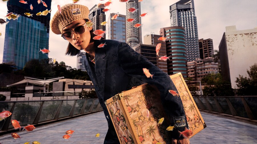 Louis Vuitton men&#39;s pre-fall 2024 campaign Pharrell 9