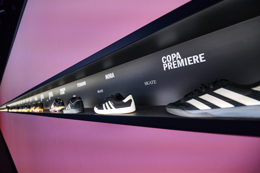 adidas Road to Paris launch event - PR Shoe Wall 2 11