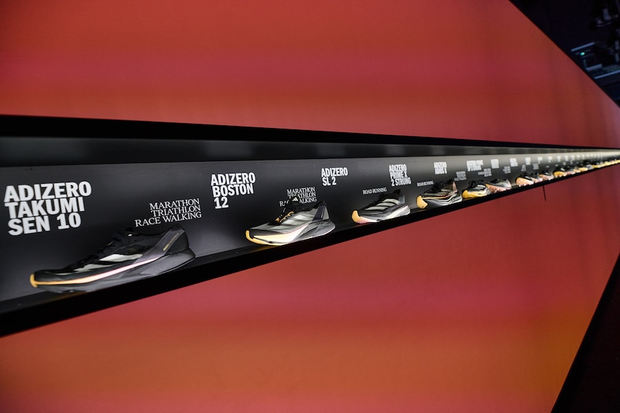adidas Road to Paris launch event - PR Shoe Wall 3 12