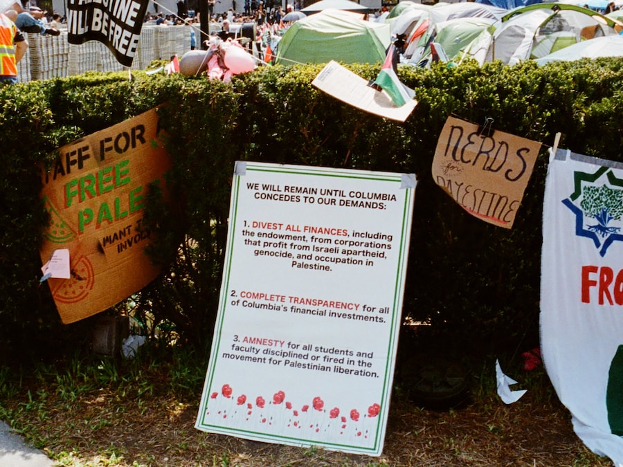 Columbia pro-Palestine encampment 2024 7