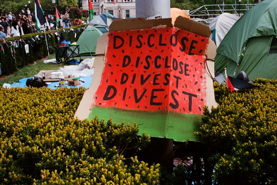Columbia pro-Palestine encampment 2024 10