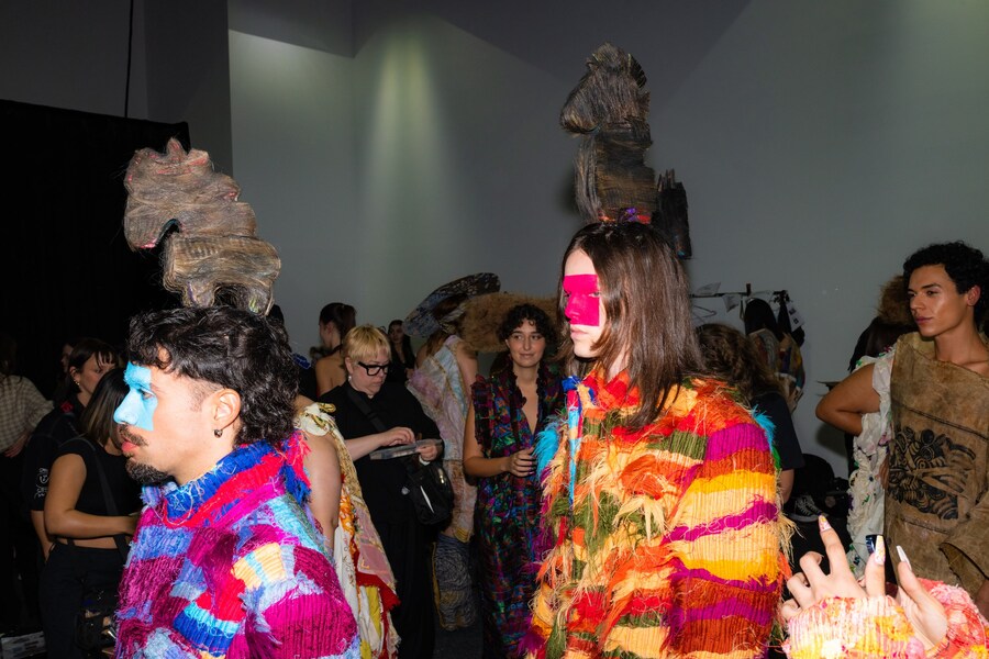 JordanGogosRunway2024_DazedBeautyBTS_JeremyKeesOrr 17