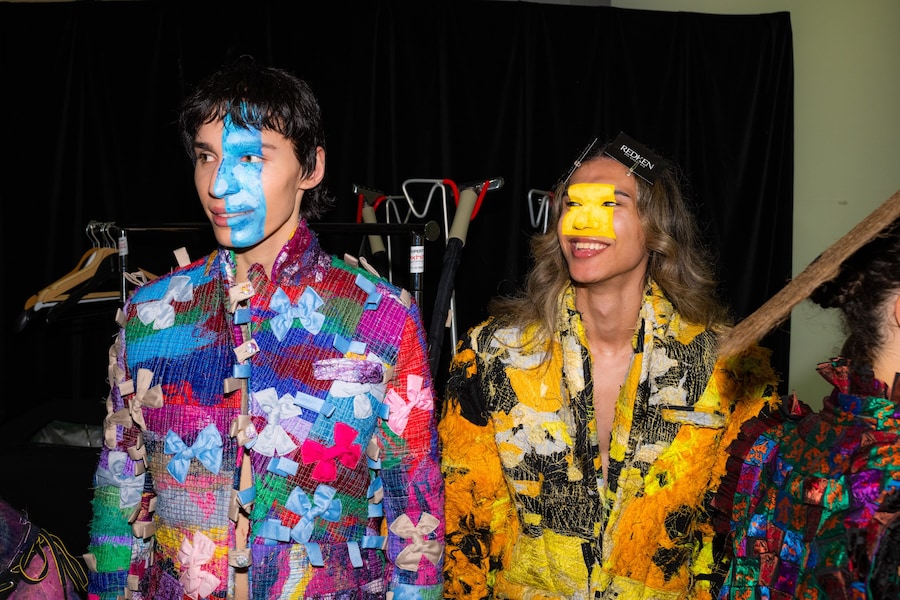 JordanGogosRunway2024_DazedBeautyBTS_JeremyKeesOrr 1