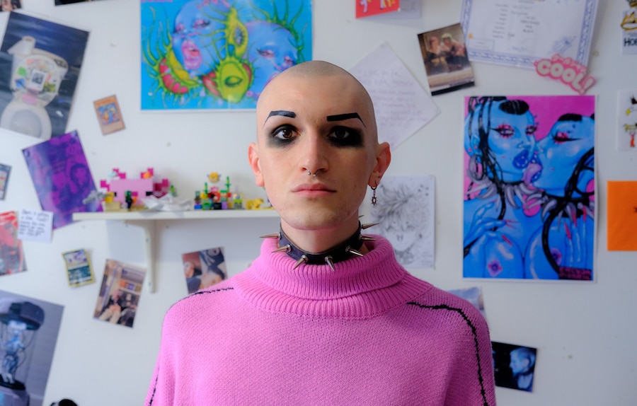 Tabs Goths at home Isabella Fowden subculture photography 1