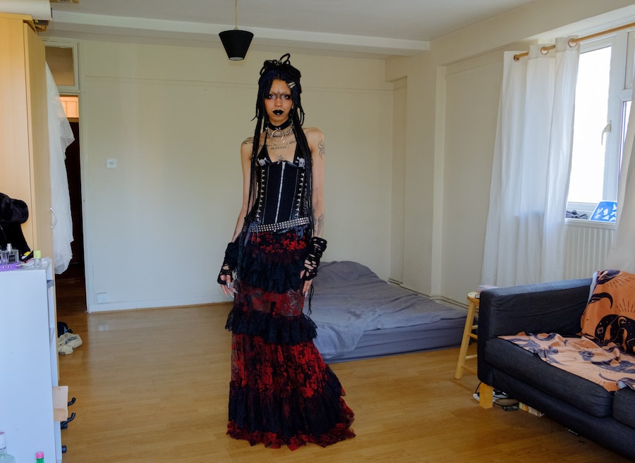 Goths at home Isabella Fowden subculture photography 15