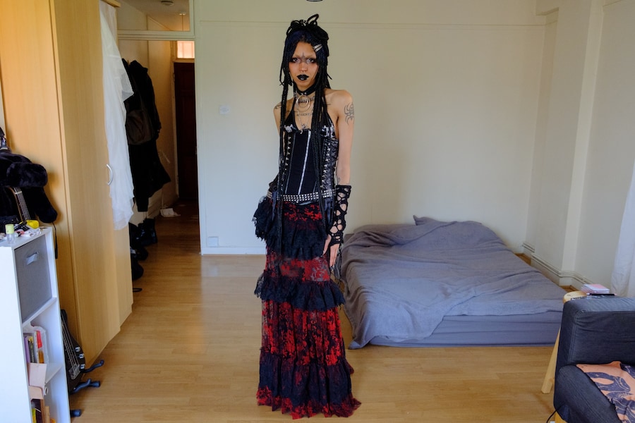 Goths at home Isabella Fowden subculture photography 16
