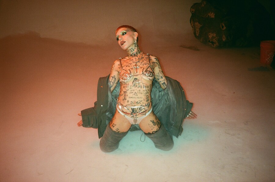 BTS from Brooke Candy ”Block” music video 1