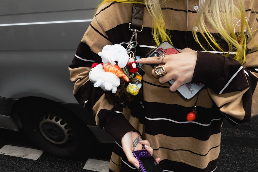 More Paris SS25 street style by Yu Fujiwara 19